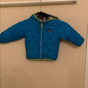 Patagonia reversible down jacket